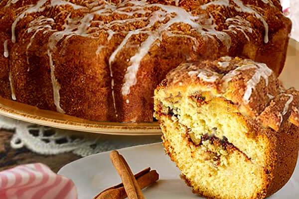 Rocky Mountain Old Fashioned Cinnamon Streusel Coffee Cake - Rocky Mountain Coffee Cakes