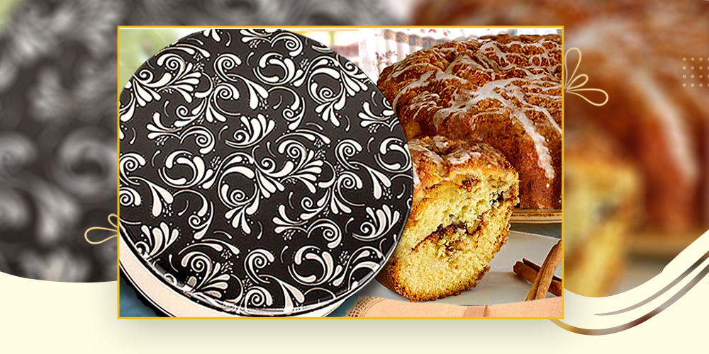 Best Selling Rocky Mountain Old Fashioned Cinnamon Streusel Coffee Cake in a Dazzling Gift Tin